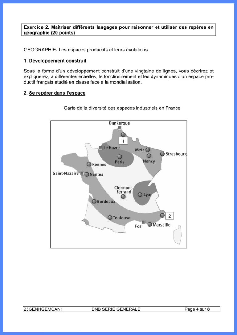 Sujet Histoire Brevet 2023 Et Sa Correction à Imprimer