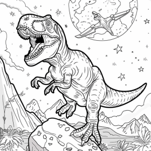 coloriages dinosaure