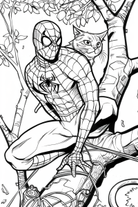 dessin spider man