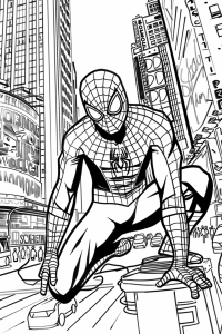 dessin spiderman