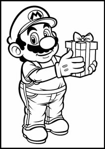 mario coloriage