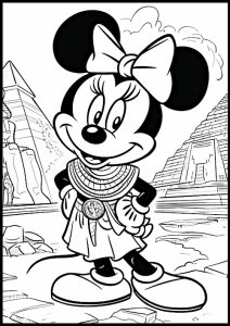 minnie coloriage