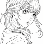 coloriages manga