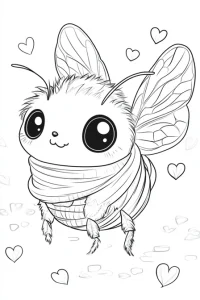 abeille coloriage