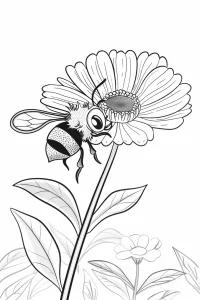 abeille coloriage