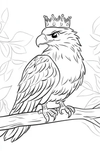 aigle royal coloriage