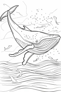 baleine coloriage