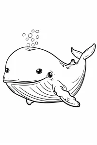 baleine coloriage