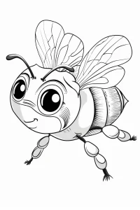 coloriage abeille