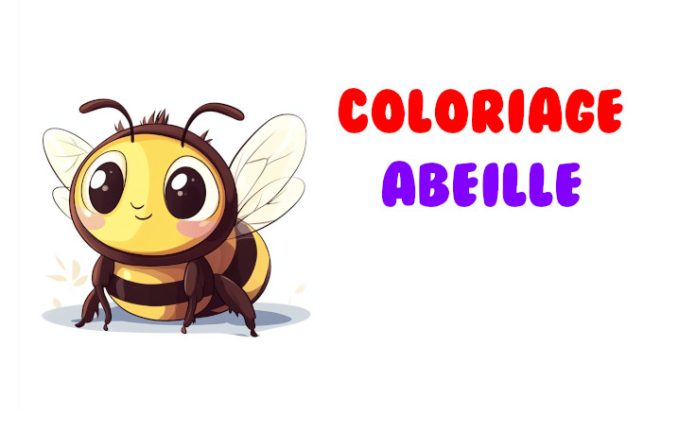 coloriage abeille