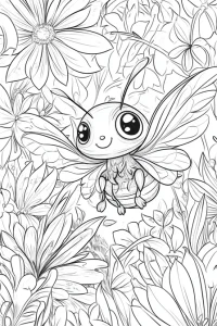 coloriage abeille