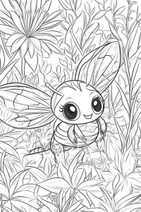 coloriage abeilles