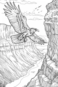 coloriage aigle royal