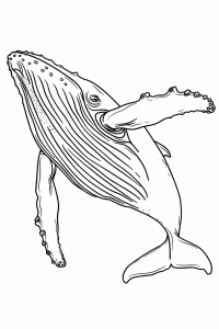 coloriage baleine