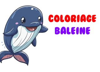 coloriage baleine