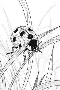 coloriage coccinelle