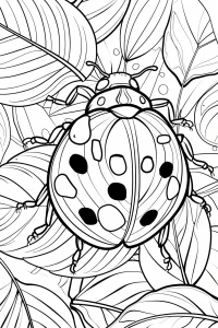 coloriage coccinelle