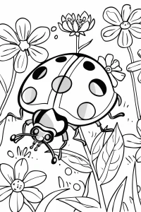 coloriage coccinelle