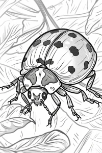 coloriage coccinnelle