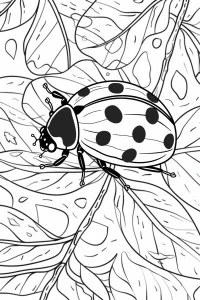 coloriage coccinnelle