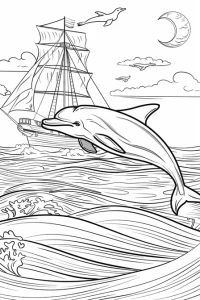 coloriage dauphin