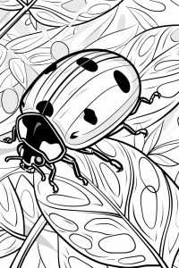 coloriages coccinelle