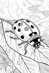 coloriages coccinelles