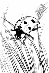 coloriages coccinelles