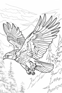 dessin a imprimer aigle