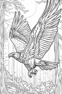 dessin a imprimer aigle