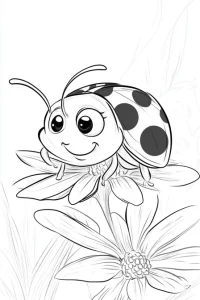 dessin coccinelle